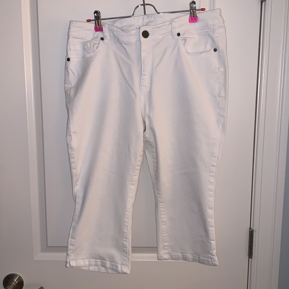 Lane Bryant Signature Fit Pedal Pant/Crop - White - Picture 4 of 6